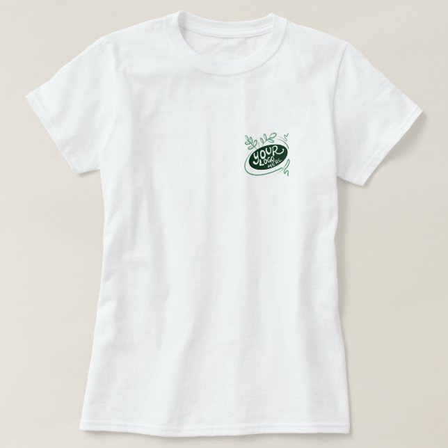 Camiseta Logotipo comercial personalizado (Frente do Design)