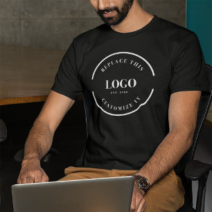 Camiseta Logotipo comercial personalizado Empresa de Funcio
