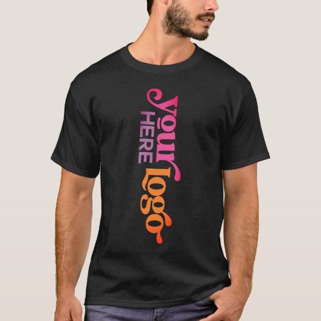 Camiseta Logotipo comercial personalizado profissional Impr (Frente)