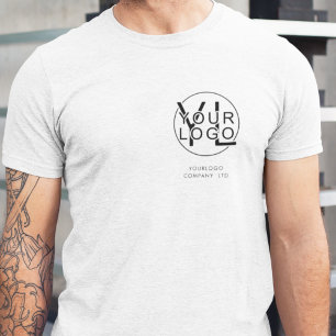 Camiseta Logotipo Comercial Profissional Simples - Funcioná