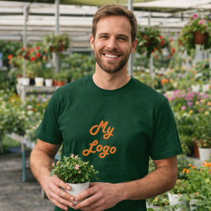 Camiseta Logótipo comercial verde