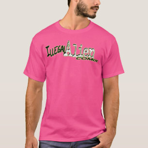 Camiseta Logotipo Comix para Alienígena ilegal