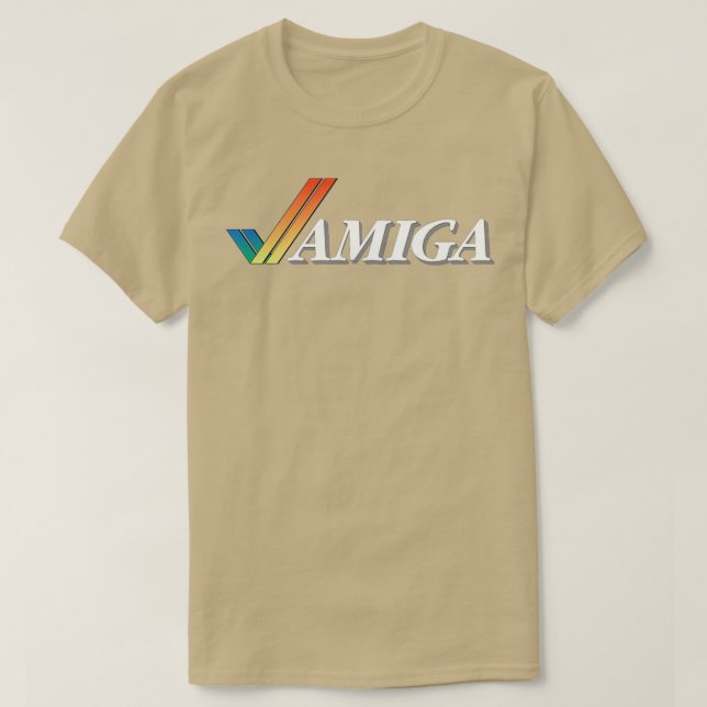 Camiseta Logotipo Comodore Amiga (Frente do Design)