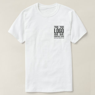 Camiseta Logotipo corporativo personalizado Empresa moderna