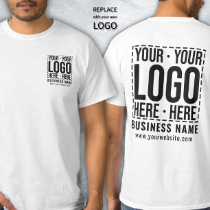 Camiseta Logotipo corporativo personalizado Empresa moderna