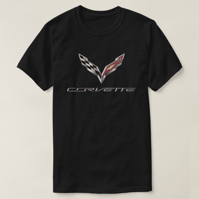 Camiseta logotipo corvette (Frente do Design)
