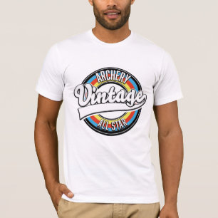 Camiseta Logotipo da Archery vintage em todas as estrelas