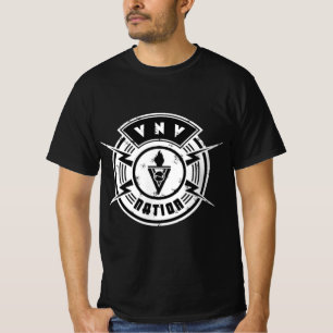 Camiseta Logotipo da banda da nação Vnv
