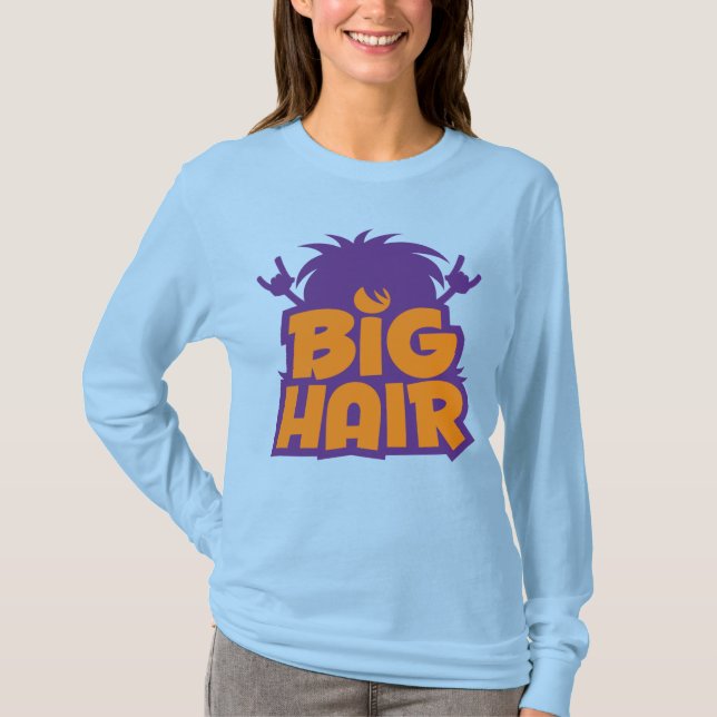 Camiseta Logotipo da Banda do cabelo grande (Frente)