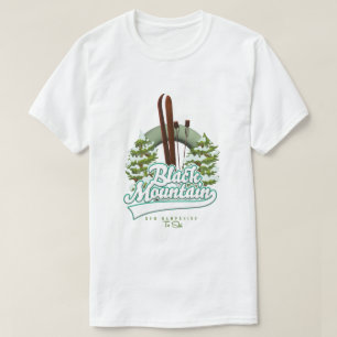 Camiseta logotipo da Black Mountain New Hampshire Ski.