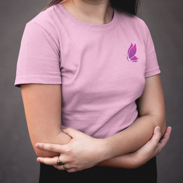 Camiseta Logotipo da borboleta (Criador carregado)