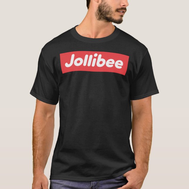 Camiseta Logotipo da caixa Jollibee - Camisa-T essencial (Frente)