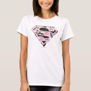 Camiseta Logotipo da camuflagem de Supergirl