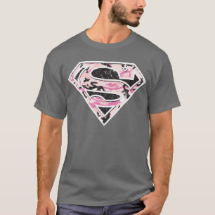 Camiseta Logotipo da camuflagem de Supergirl