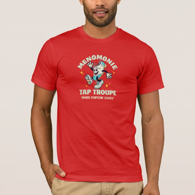 Camiseta Logotipo da Cartoon Tap Troupe (Frente)