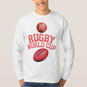 Camiseta Logotipo da Copa do Mundo de Rugby com colocação i