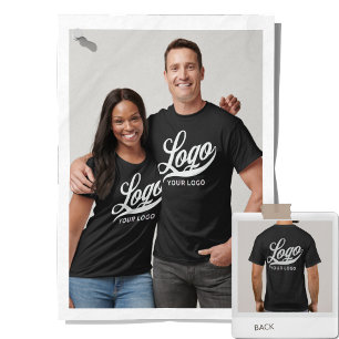 Camiseta Logotipo da empresa Black Dark Swag Business Men M