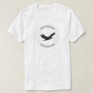 Camiseta Logotipo da empresa Logotipo comercial Logotipo da