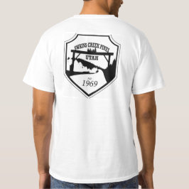 Camiseta Logotipo da entrada - Logotipo escuro - Parte tras