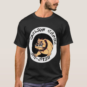 Camiseta Logotipo da Equipe Carlson Gracie Bulldog Art Clas