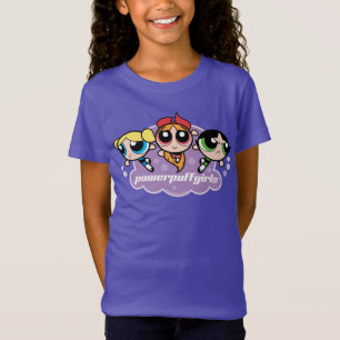 Camiseta Logotipo da equipe de garotas do Powerpuff