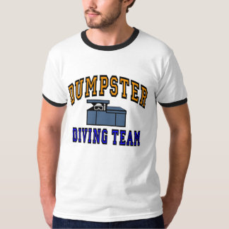 Camiseta Logotipo da equipe do mergulho do contentor