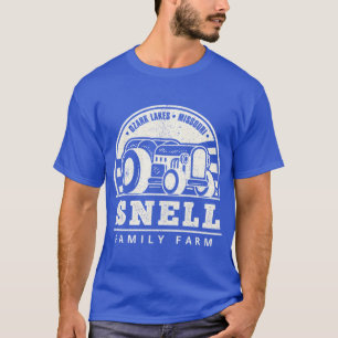 Camiseta Logotipo da Fazenda Snell Family de Ozark