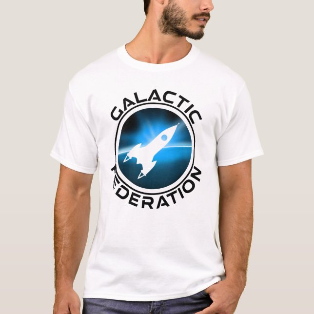 Camiseta Logotipo da Federação Galáctica (Frente)