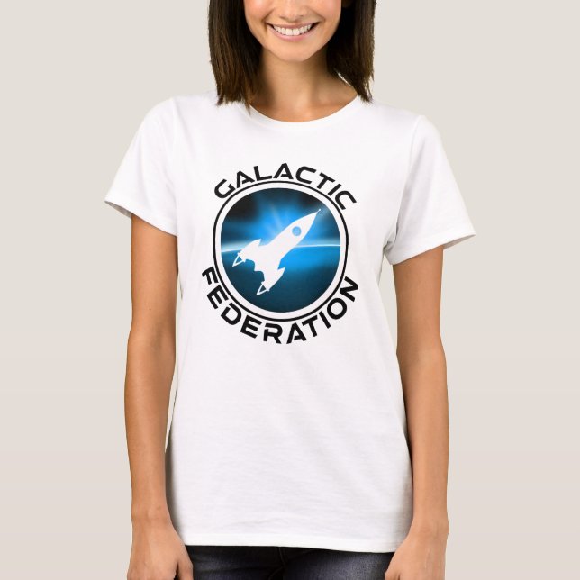 Camiseta Logotipo da Federação Galáctica (Frente)