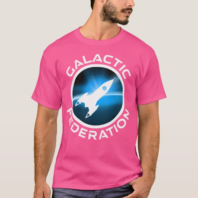 Camiseta Logotipo da Federação Galáctica (Frente)
