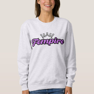 Camiseta Logotipo da FEMPIRE Roxo–Design de Empoderamento C