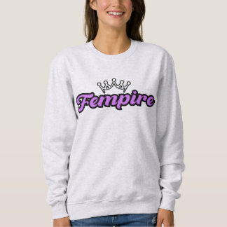 Camiseta Logotipo da FEMPIRE Roxo–Design de Empoderamento C