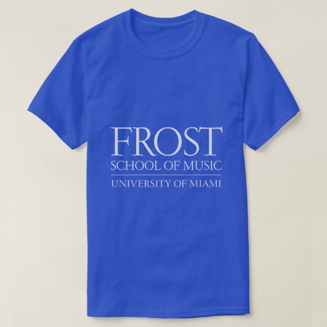 Camiseta Logotipo da Frost School of Music (Frente do Design)