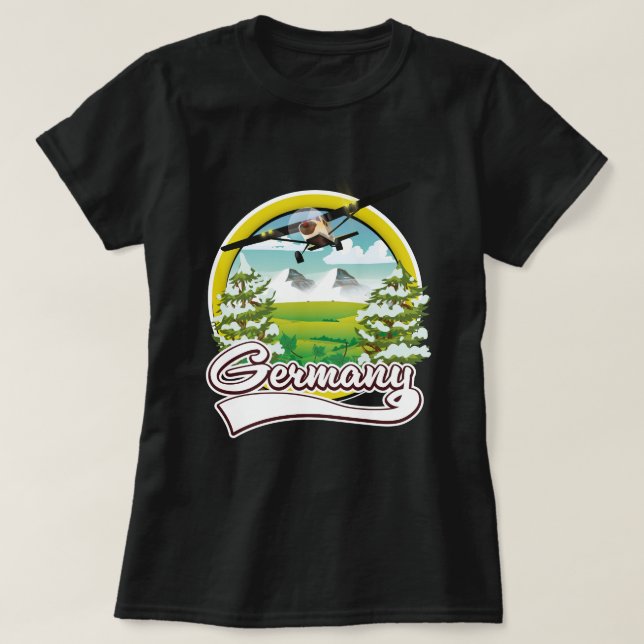 Camiseta logotipo da Germany Travel (Frente do Design)