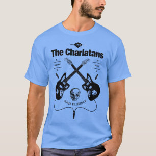 Camiseta Logotipo da Imagem do Violão Charlatans