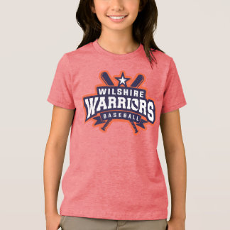 Camiseta Logotipo da Liga de Baseball dos Guerreiros de Wil