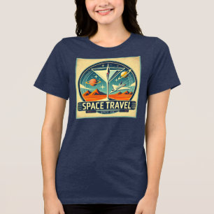 Camiseta Logotipo da Martini Space Travel 1957 New Worlds