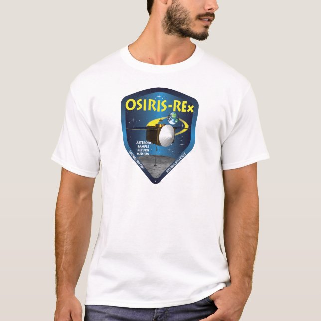 Camiseta Logotipo da missão de OSIRISREx (Frente)