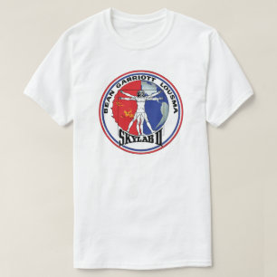 Camiseta Logotipo da Missão Skylab 2 Vitruvian Man