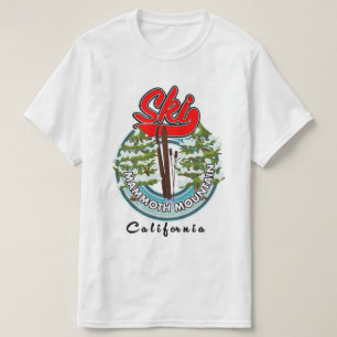 Camiseta logotipo da montanha Mammoth Califórnia esqui