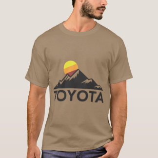 Camiseta Logotipo da Montanha Toyota Tamanho Pequeno Peito