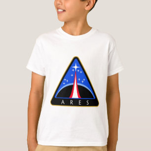 Camiseta Logotipo da NASA Ares Rocket