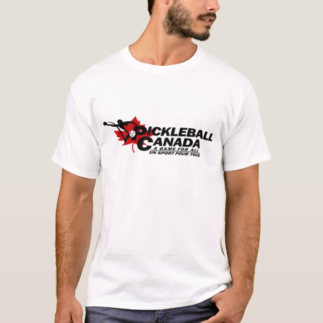 Camiseta Logotipo da organização de Pickleball Canadá (Frente)