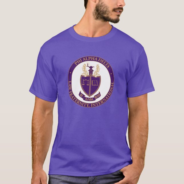 Camiseta Logotipo da Phi Alpha Delta (Frente)