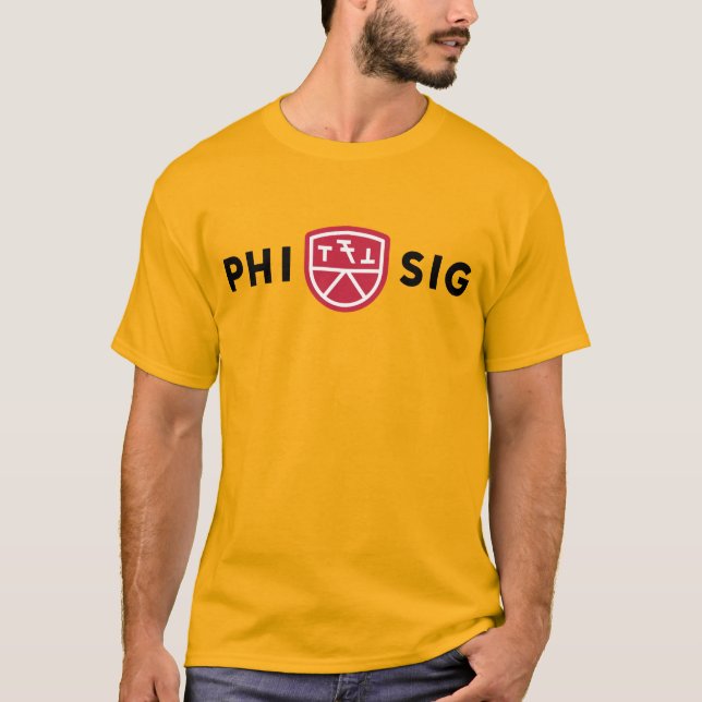 Camiseta Logotipo da Phi Sigma Kappa (Frente)