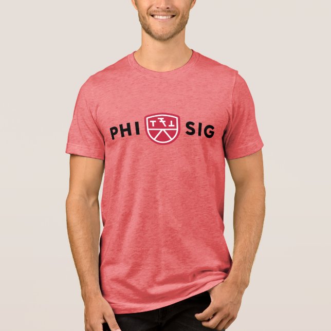 Camiseta Logotipo da Phi Sigma Kappa (Frente)