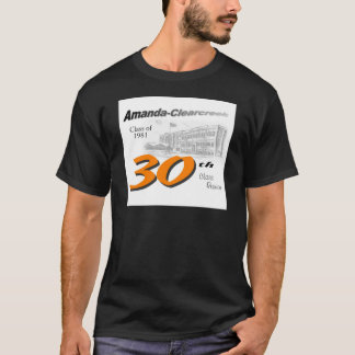 Camiseta Logotipo da reunião de classe de ACHS 30o