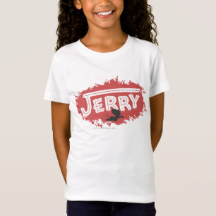 Camiseta Logotipo da silhueta de Jerry