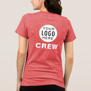 Camiseta Logotipo da sua empresa Funcionários da equipe per
