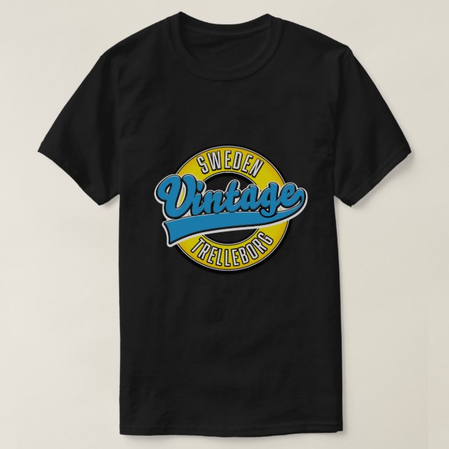 Camiseta Logótipo da Suecia de Trelleborg (Frente do Design)